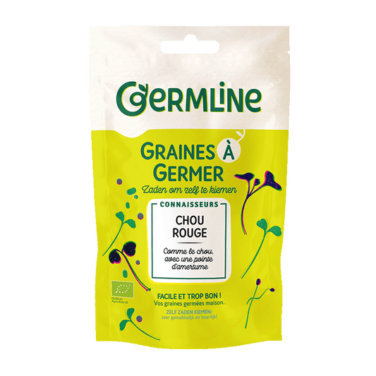 Germline -- Graines à germer chou rouge bio (origine Italie) - 100 g